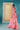 Women's Designer Pink Printed Draped Saree | Basil Leaf