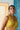 Buy Women's Designer Lime Printed Draped Saree | Basil Leaf