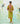 Women's Designer Green Printed Crepe Kurta Set | Basil Leaf