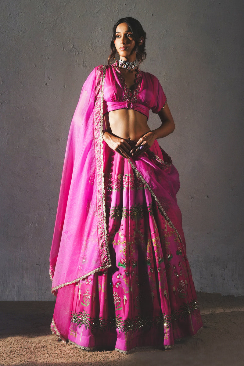 PINK LEHENGA SET
