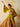 Women's Designer Yellow Printed Tussar Lehenga | Basil Leaf 