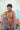Women's Pink Ombre Embroidered Chiffon Kurta Set | Basil Leaf