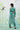 Women's Designer Aqua Printed Chiffon Kurta Set | Basil Leaf