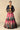 Printed Linen Satin Jacket Lehenga Set