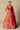 Printed red tissue Lehenga Set