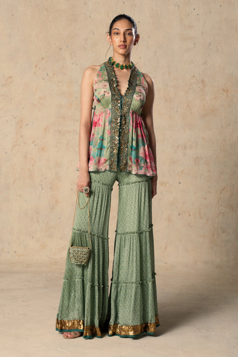 Emerald Flow Pant set