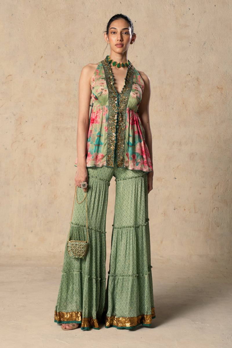 Emerald Flow Pant set