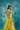 Women's Luxury Yellow Printed Lehenga Set | Basil Leaf