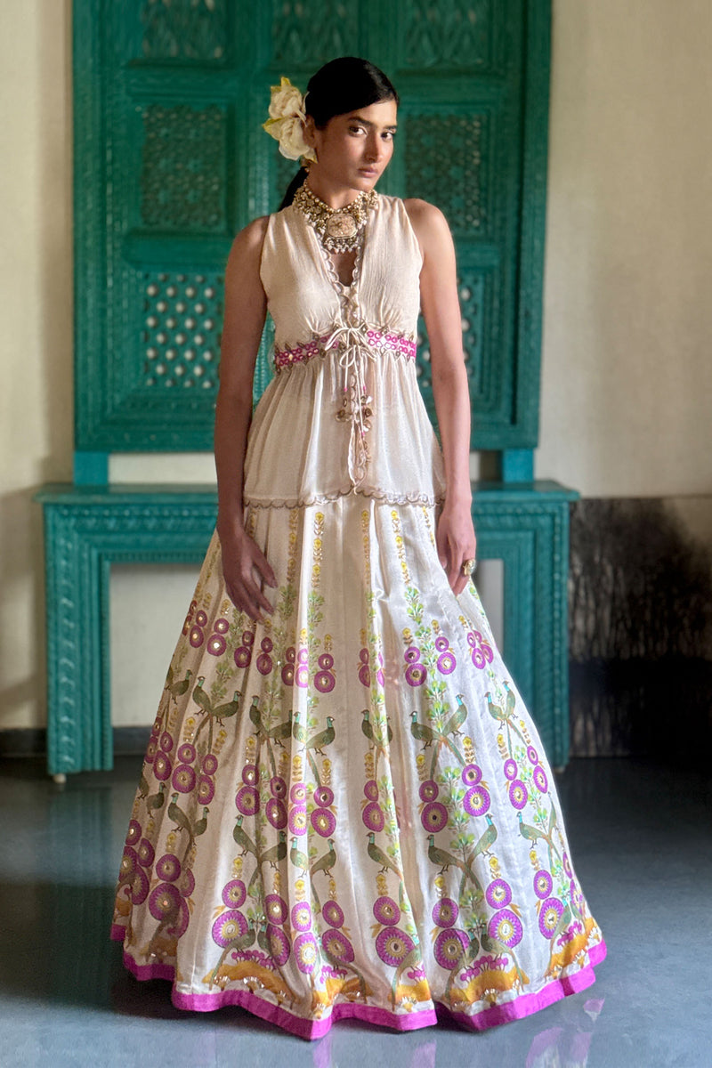 OFF WHITE LEHENGA SET