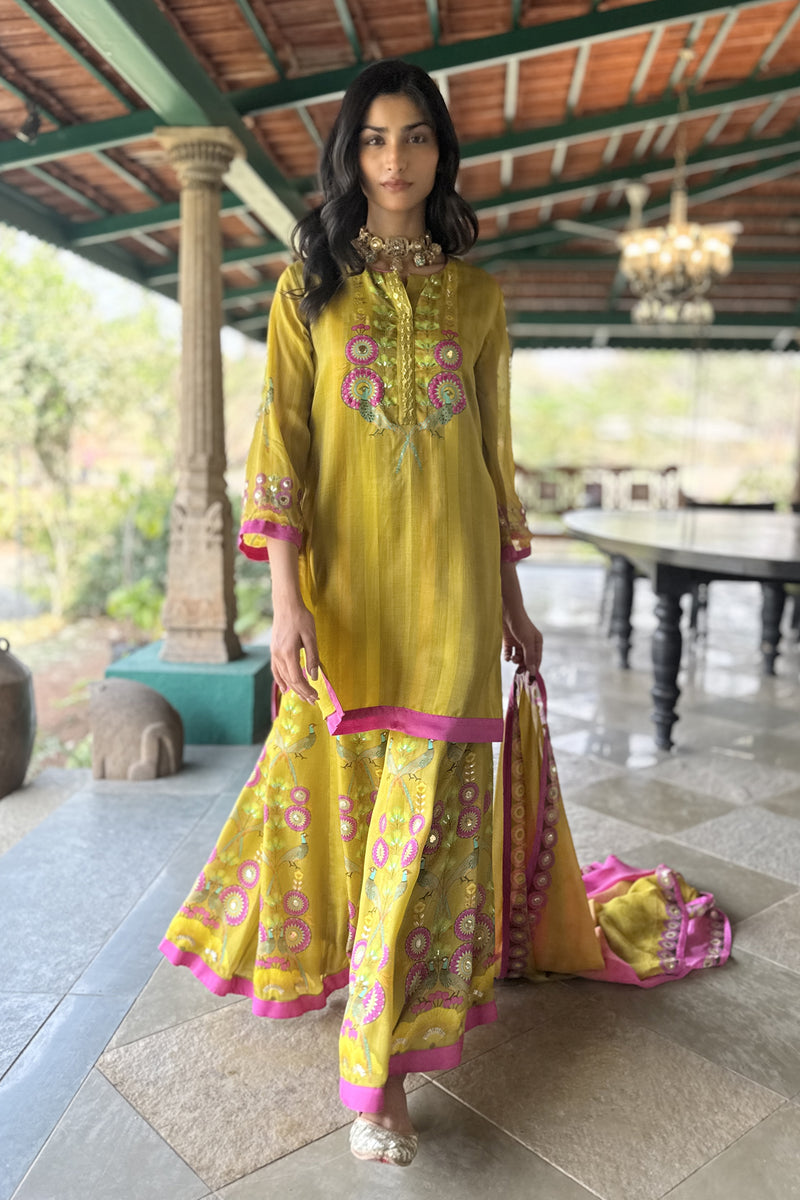 PGREEN SHARARA SET