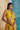 Designer Yellow Printed Pre-draped Saree | Basil Leaf